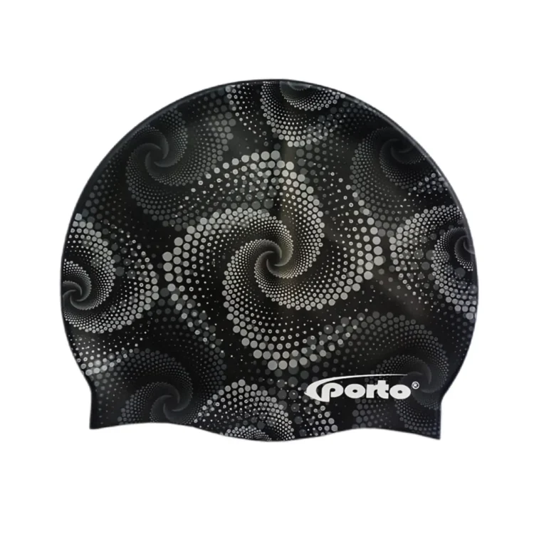 GORRO PARA NATACIÓN DISEÑO ESPIRAL ESTÁNDAR PORTO