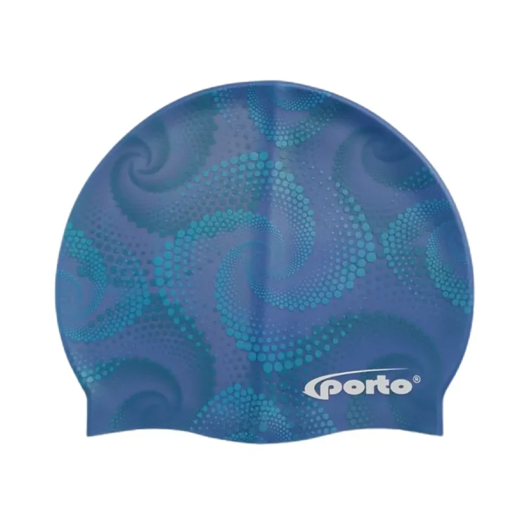 GORRO PARA NATACIÓN DISEÑO ESPIRAL ESTÁNDAR PORTO - Imagen 3