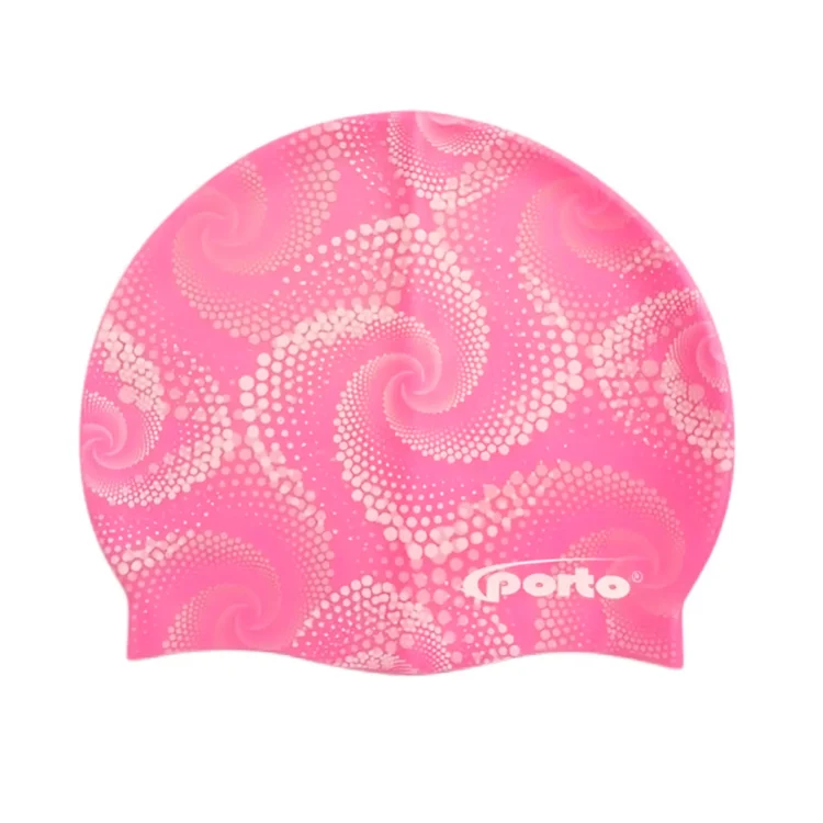 GORRO PARA NATACIÓN DISEÑO ESPIRAL ESTÁNDAR PORTO - Imagen 2